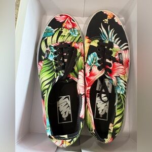 Tropical Floral Vans Sneakers